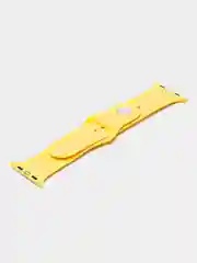 Желтый силиконовый ремешок для Apple Watch 3, 4, 5, 6, 7, SE на 38/42/40/44