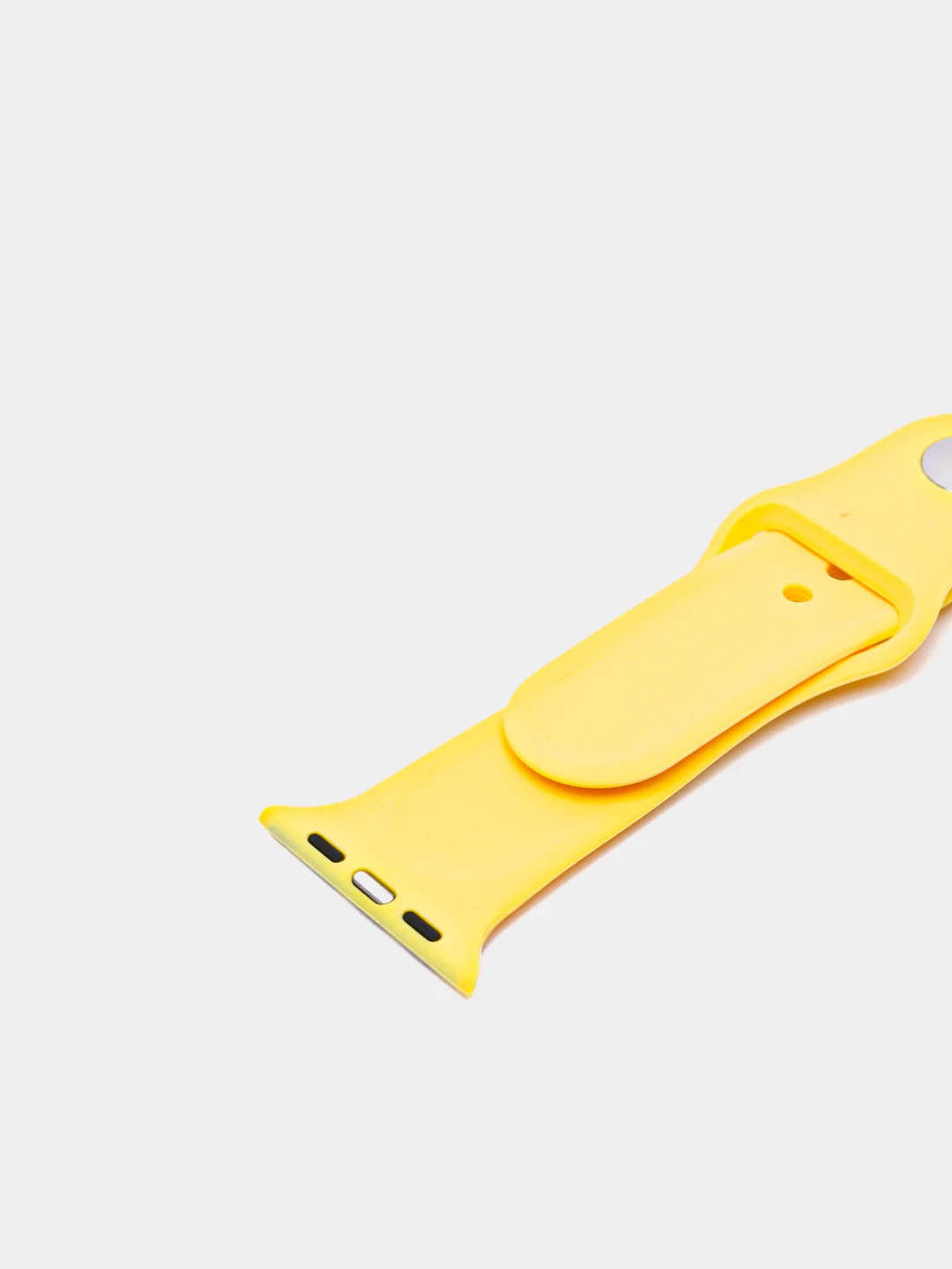 Желтый силиконовый ремешок для Apple Watch 3, 4, 5, 6, 7, SE на 38/42/40/44
