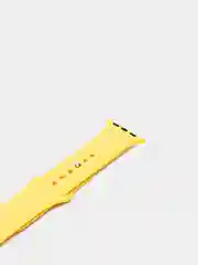 Желтый силиконовый ремешок для Apple Watch 3, 4, 5, 6, 7, SE на 38/42/40/44