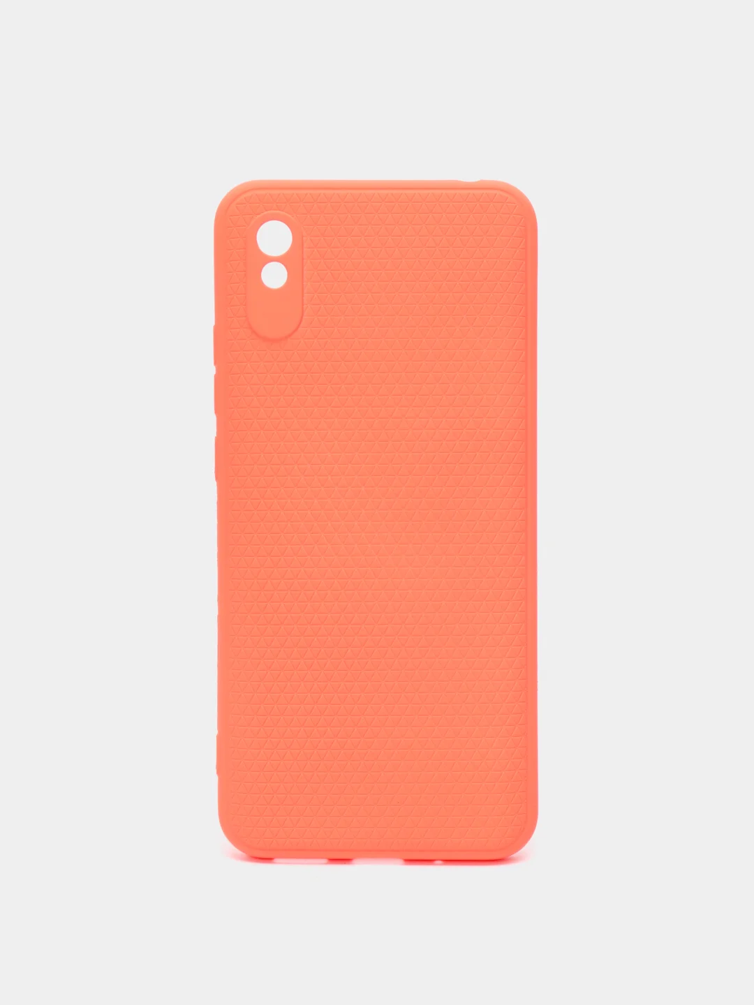 Оранжевый чехол Xiaomi Redmi 9A, Сяоми Редми 9А чехол силиконовый рифленый
