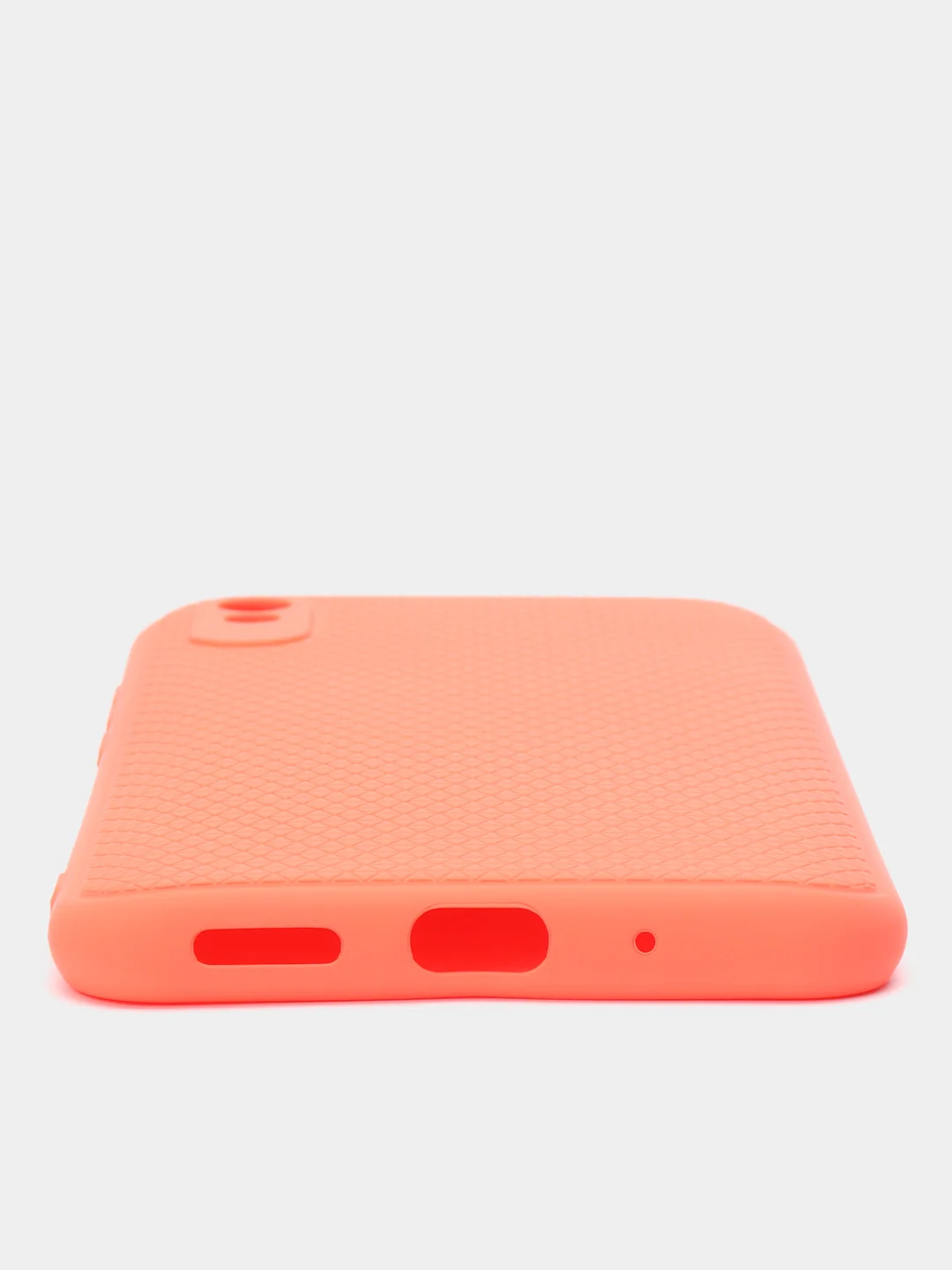 Оранжевый чехол Xiaomi Redmi 9A, Сяоми Редми 9А чехол силиконовый рифленый