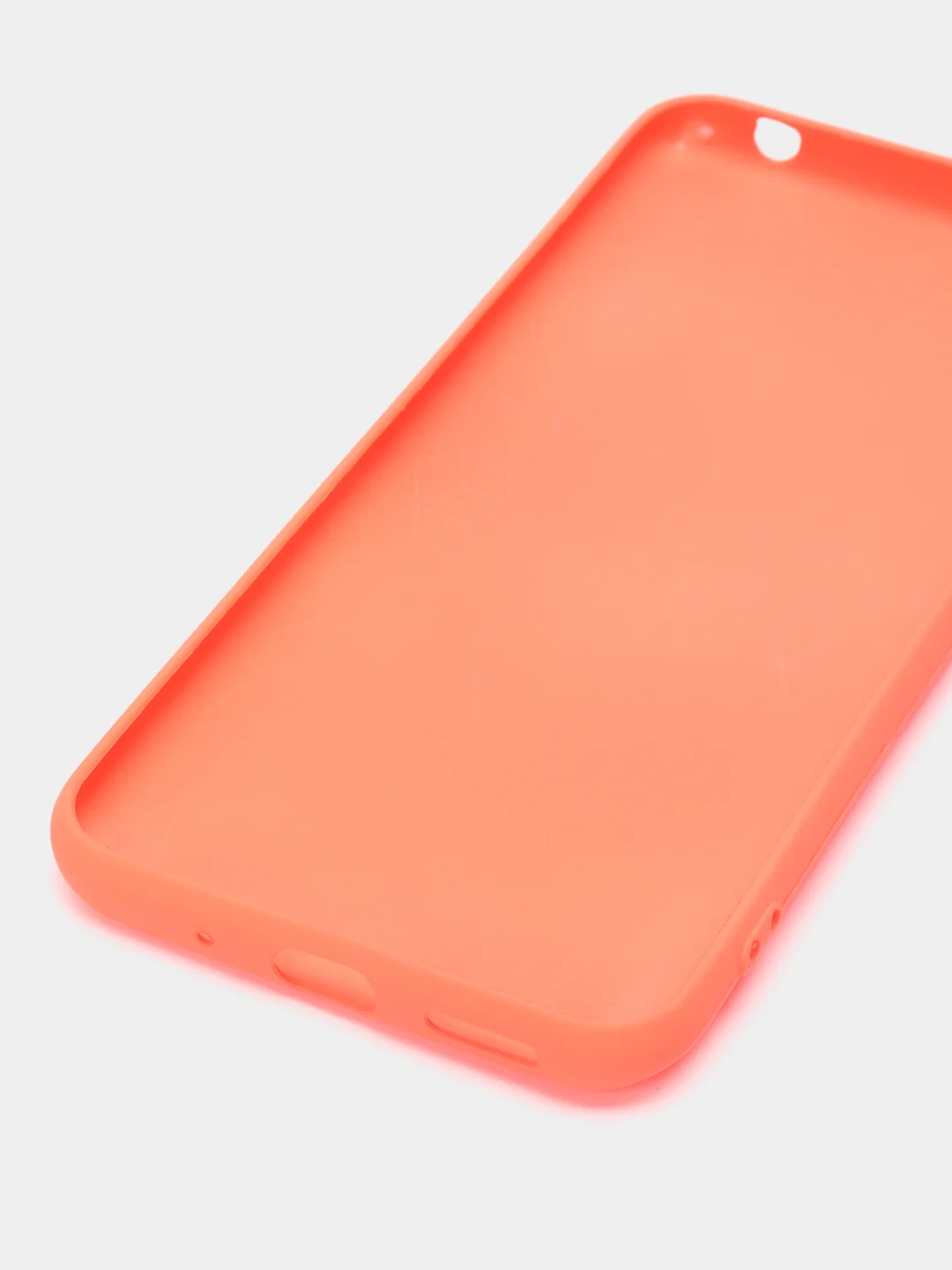 Оранжевый чехол Xiaomi Redmi 9A, Сяоми Редми 9А чехол силиконовый рифленый