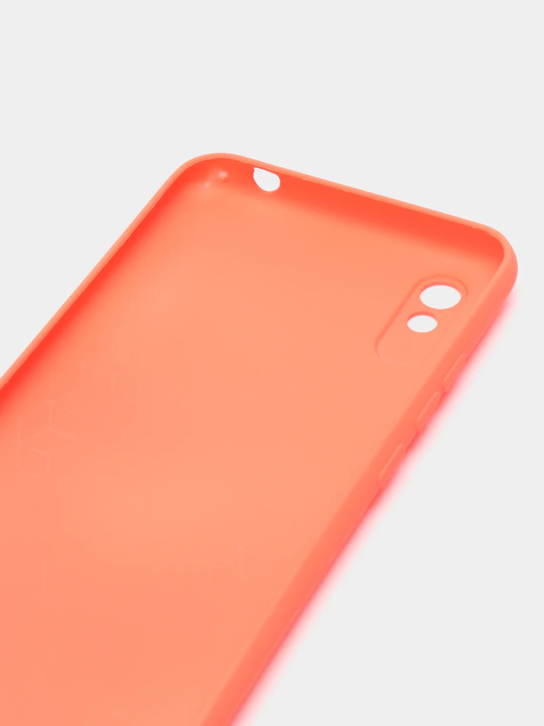 Оранжевый чехол Xiaomi Redmi 9A, Сяоми Редми 9А чехол силиконовый рифленый
