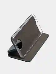 Зеленый чехол книжка Xiaomi Redmi Note 9T с функцией подставки