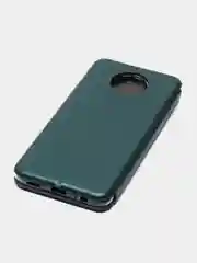 Зеленый чехол книжка Xiaomi Redmi Note 9T с функцией подставки