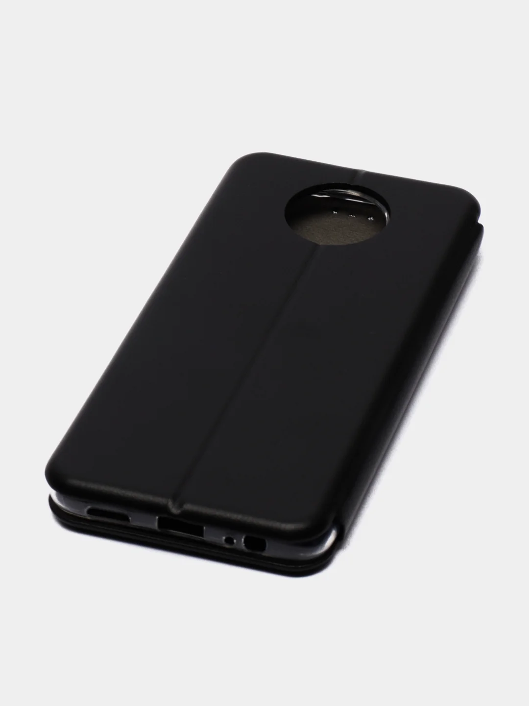 Черный чехол книжка Xiaomi Redmi Note 9T с функцией подставки