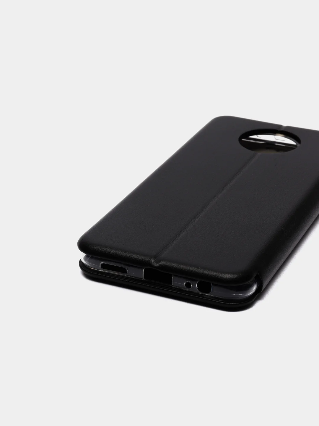 Черный чехол книжка Xiaomi Redmi Note 9T с функцией подставки