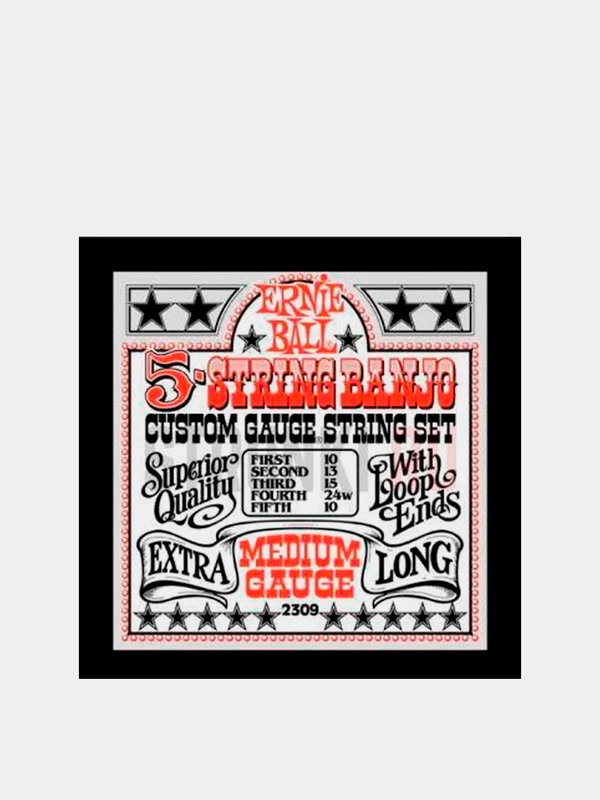 Струны для 5-ти струнного банджо Ernie Ball 2312
