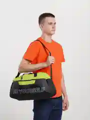 Салатовый сумка спортивная дорожная, для фитнеса 44 x 26 x 18 см