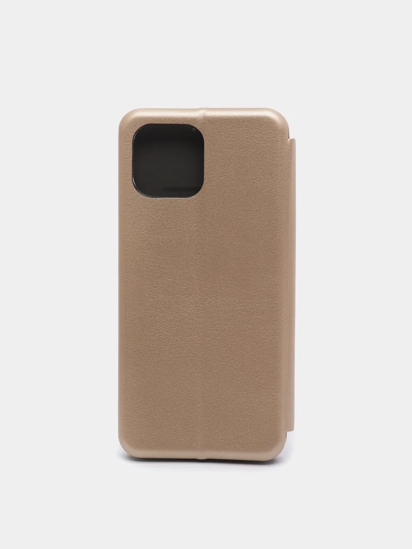 Золотой чехол книжка Mi 11 Lite, Xiaomi 11 Lite 5G NE, Ми 11 Лайт, Сяоми 11 Лайт 5G НЕ