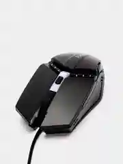 Мышь проводная FaisON, M-11, Balance, игровая, кабель 1,5 м, RGB подсветка, USB, 4 кнопки