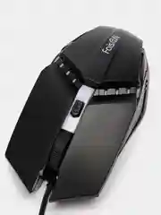 Мышь проводная FaisON, M-11, Balance, игровая, кабель 1,5 м, RGB подсветка, USB, 4 кнопки