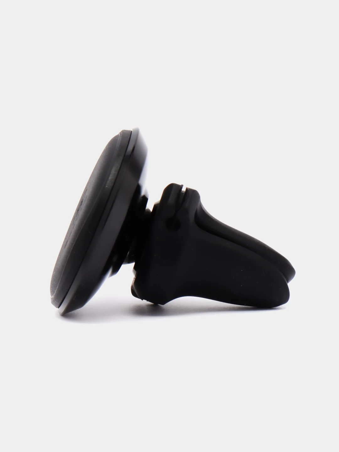 Черный автомобильный держатель Baseus "Magnetic Air Vent Car Mount Holder", с держателем кабеля