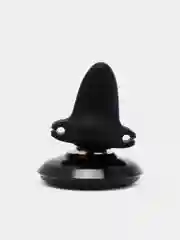 Черный автомобильный держатель Baseus "Magnetic Air Vent Car Mount Holder", с держателем кабеля