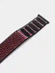 Багровый нейлоновый ремешок на липучке для Apple Watch