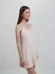Бежевый сарафан женский