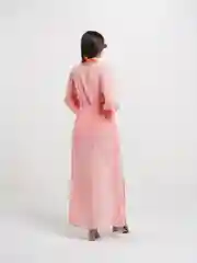 Коралловый меланж парео пляжное