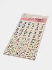 Индиго наклейки для дизайна ногтей, 16 х 24,5 см