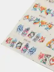 Индиго наклейки для дизайна ногтей, 16 х 24,5 см