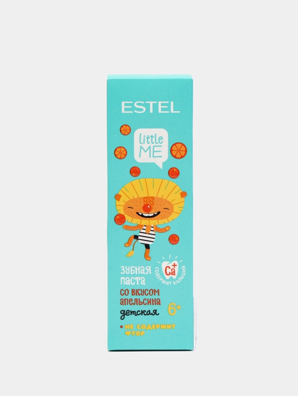 Детская зубная паста со вкусом апельсина Estel little me, 60 мл
