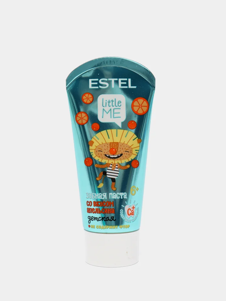 Детская зубная паста со вкусом апельсина Estel little me, 60 мл