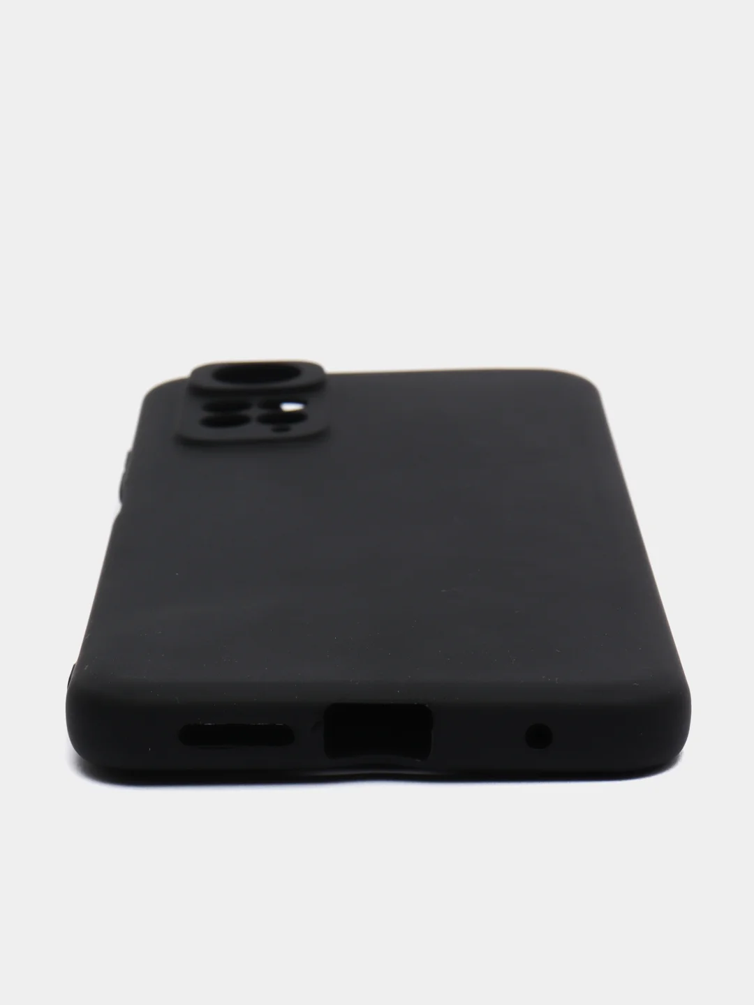 Угольный чехол силиконовый Xiaomi Redmi Note 11 4G, Redmi Note 11S, Сяоми Редми Нот 11 4G матовый