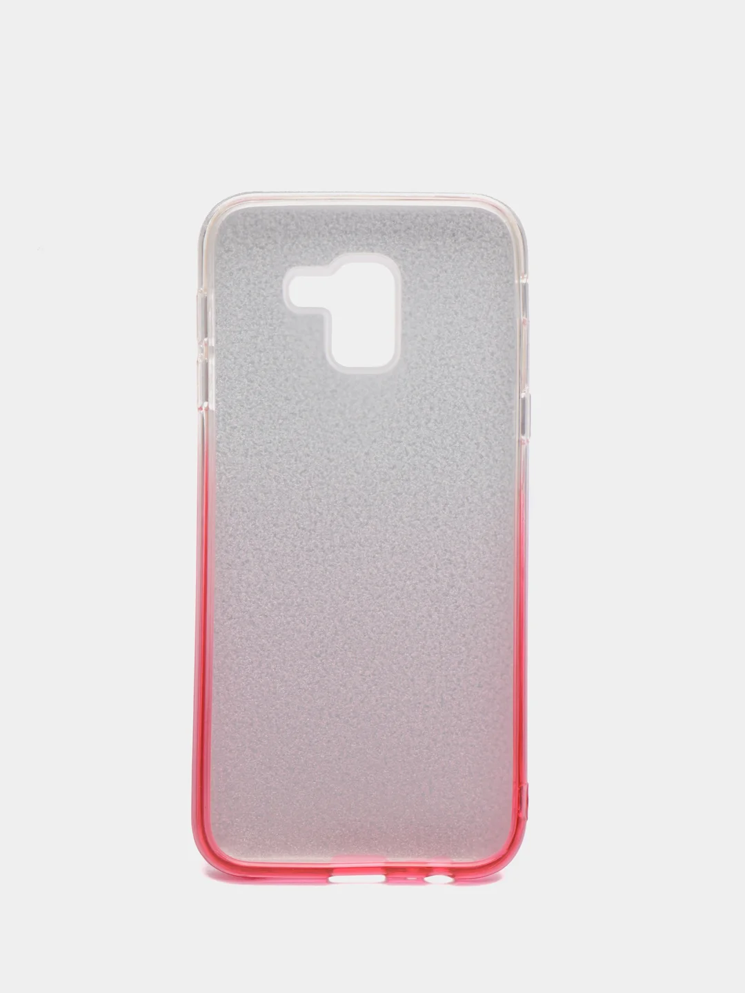 Силиконовый, градиент с блестками, чехол Samsung J6 18