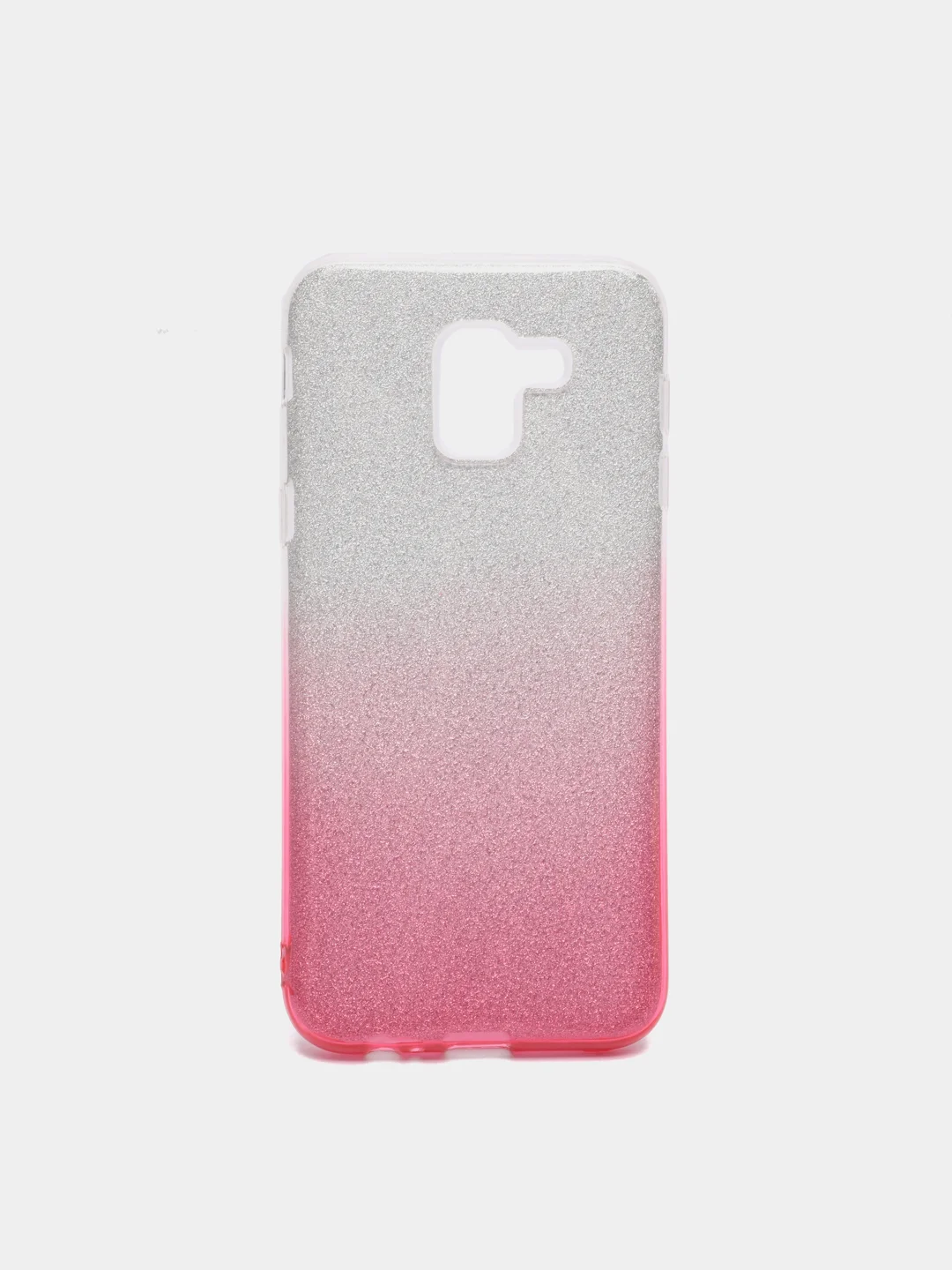 Силиконовый, градиент с блестками, чехол Samsung J6 18