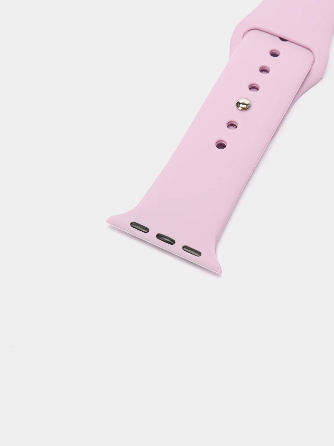 Лавандовый силиконовый ремешок для Apple Watch 3, 4, 5, 6, SE , 7 на 38/42/40/44 (эпл вотч)