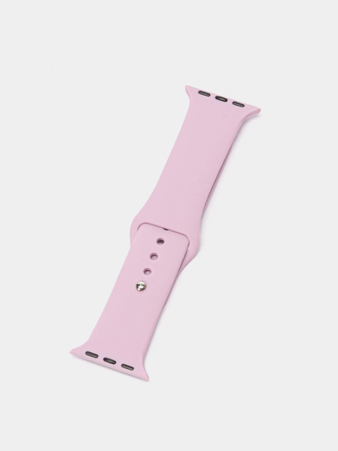 Лавандовый силиконовый ремешок для Apple Watch 3, 4, 5, 6, SE , 7 на 38/42/40/44 (эпл вотч)