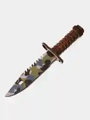 Фиолетовый деревянный игрушечный штык-нож "М9" кс го / cs go