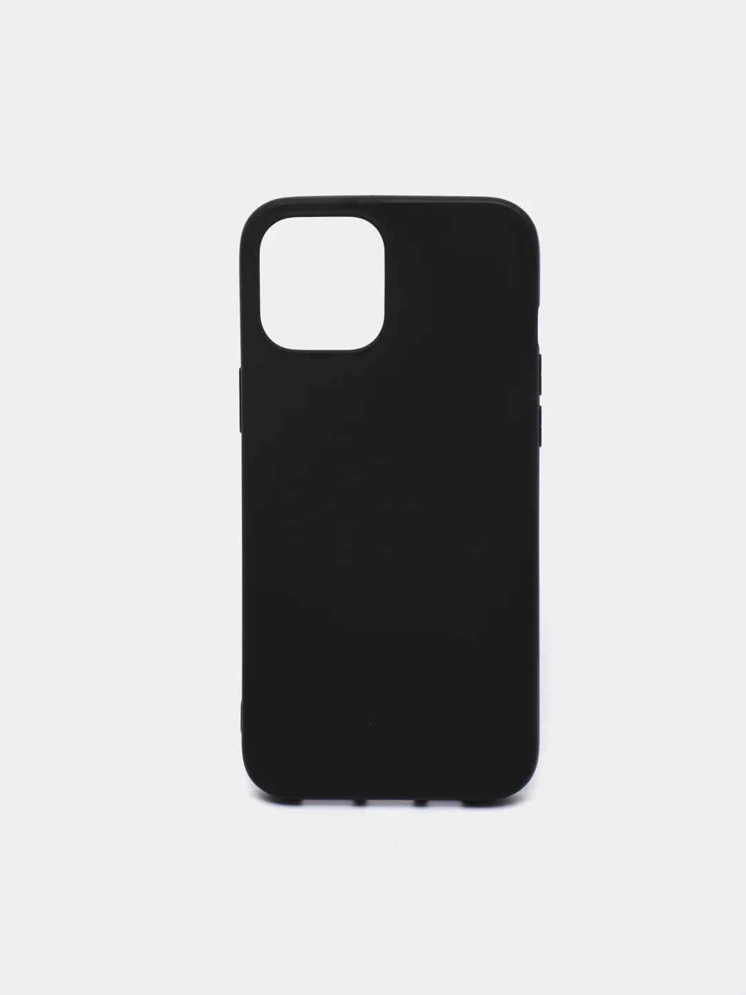 Черный чехол на Phone 12 / iPhone 12 / iPhone 12 Pro /  iPhone 12 Pro Max /Накладка на iPhone /