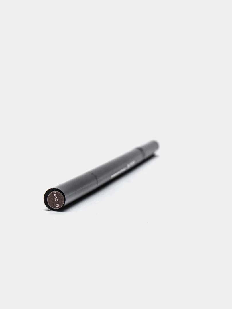 Серый карандаш для бровей механический с щеточкой Micro Brow Pencil, CC Brow