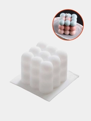 Силиконовая форма молд для заливки свечей и мыла Bubbles, набор