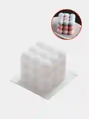 Силиконовая форма молд для заливки свечей и мыла Bubbles, набор