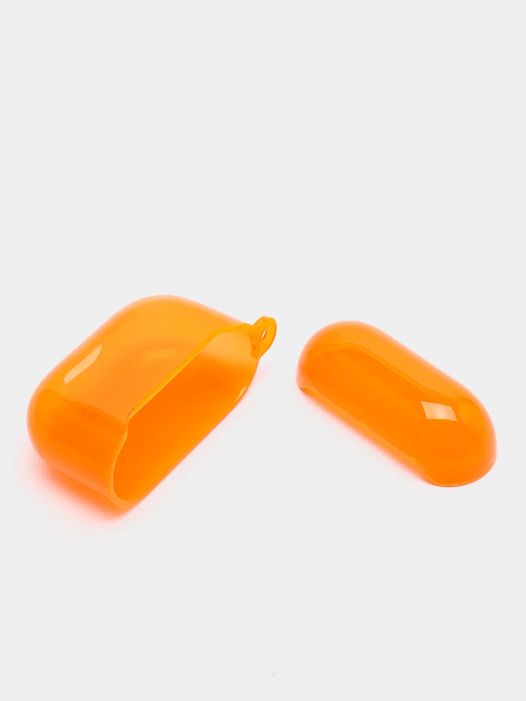 Оранжевый неоновый чехол для AirPods 3, силиконовый, с креплением под карабин, 9 цветов