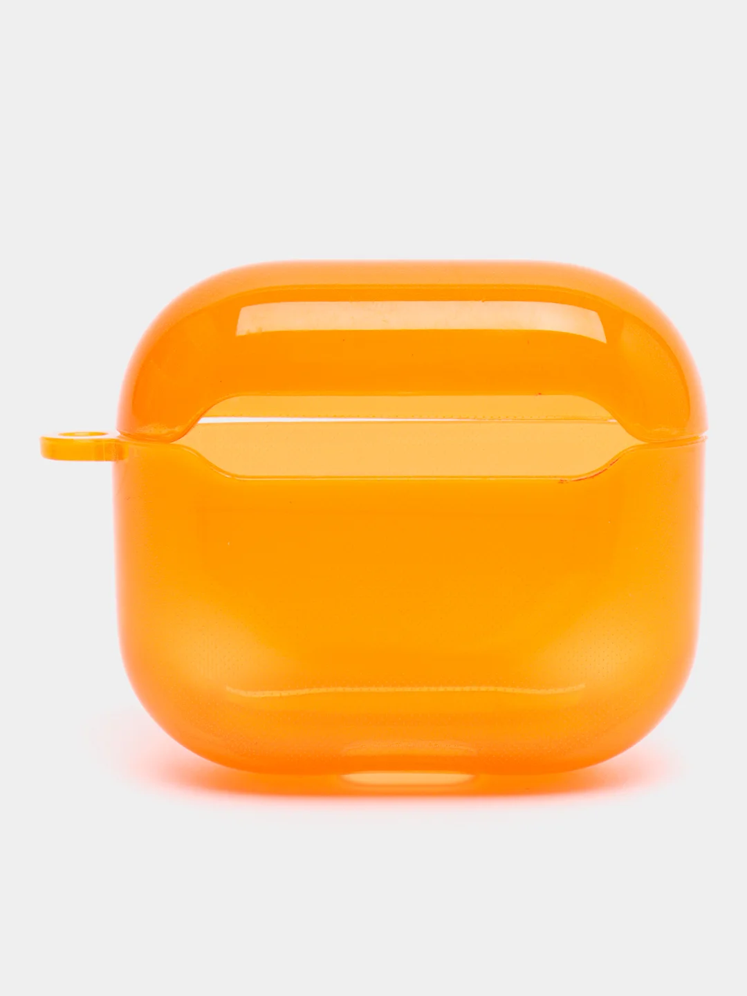 Оранжевый неоновый чехол для AirPods 3, силиконовый, с креплением под карабин, 9 цветов