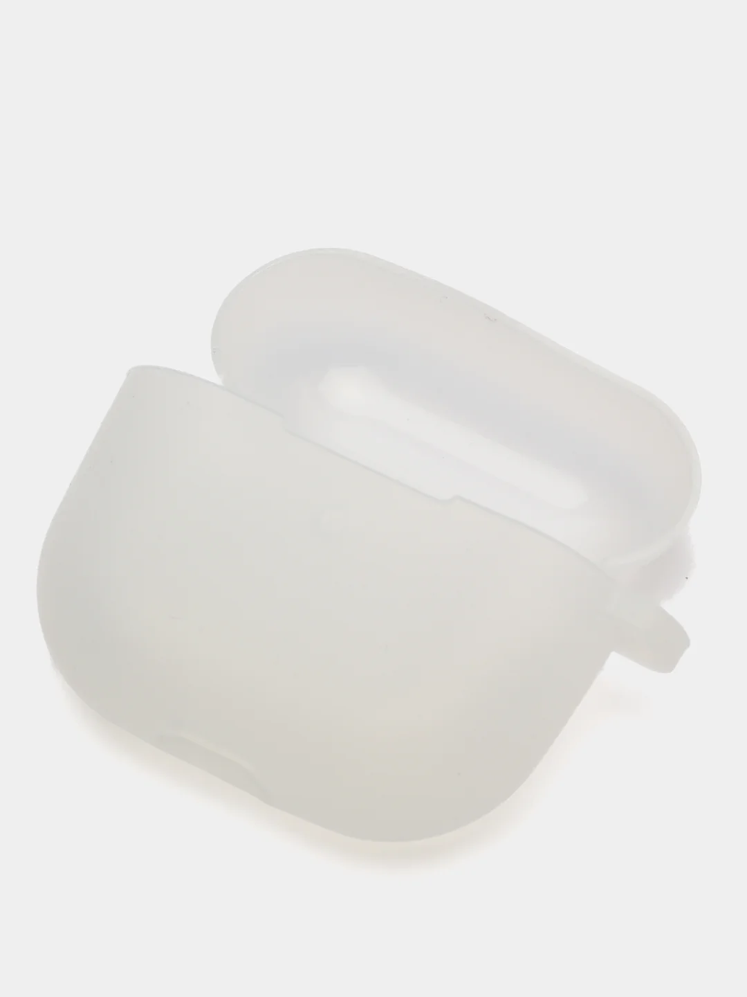 Прозрачный силиконовый чехол для наушников Apple Airpods 3 с карабином в комплекте