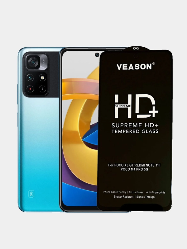 Защитное стекло Veason для Xiaomi poco X3 GT, Note 11T, Poco M4 Pro 5G