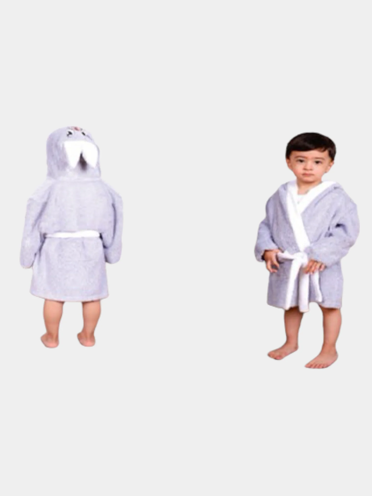 Халат махровый детский, хлопок, 4 цвета