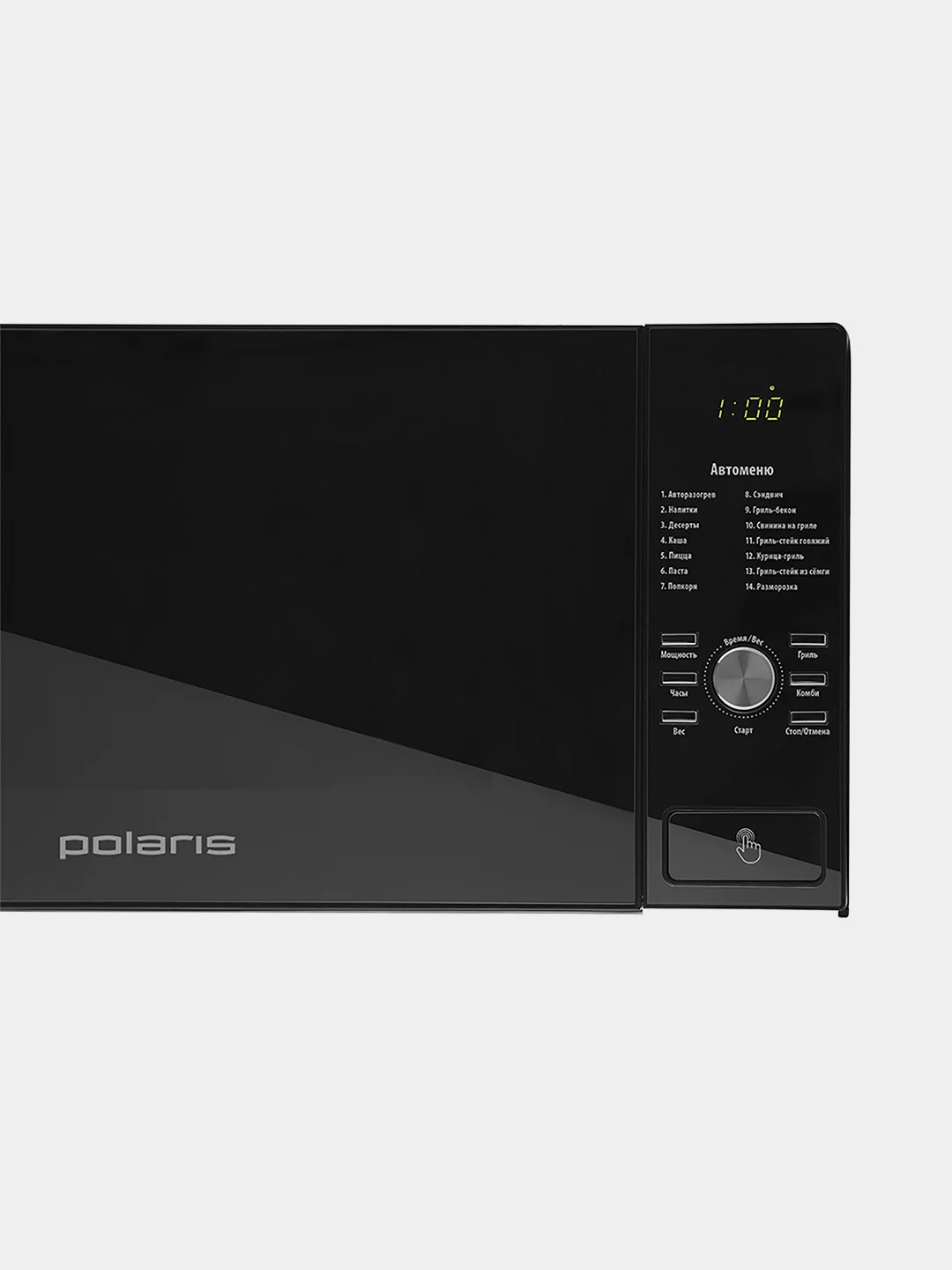 СВЧ Polaris PMO 2303DG RUS, с грилем, Черный