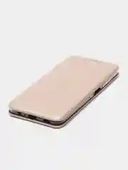 Золотой чехол книжка Samsung Galaxy A03S с функцией подставки