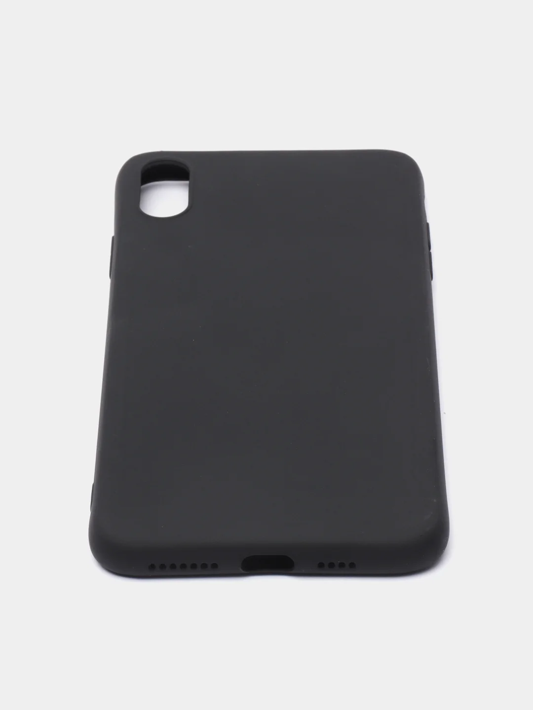 Черный чехол силиконовый для iPhone Xr / X-XS / XSMax