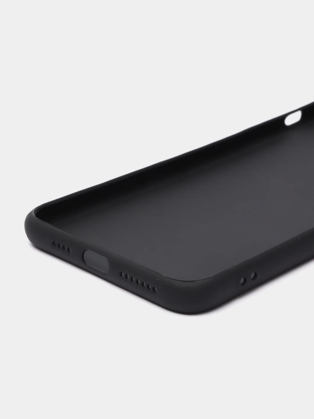 Черный чехол силиконовый для iPhone Xr / X-XS / XSMax