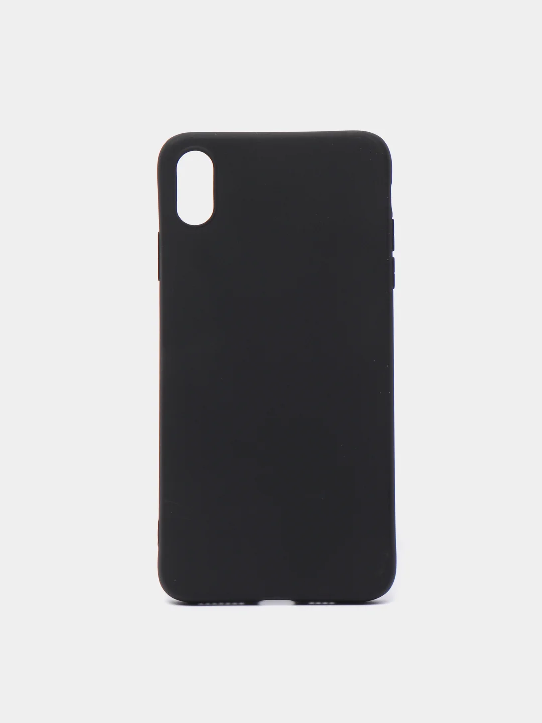 Черный чехол силиконовый для iPhone Xr / X-XS / XSMax