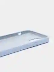 Голубой чехол силиконовый на iPhone 12 / 12 Pro