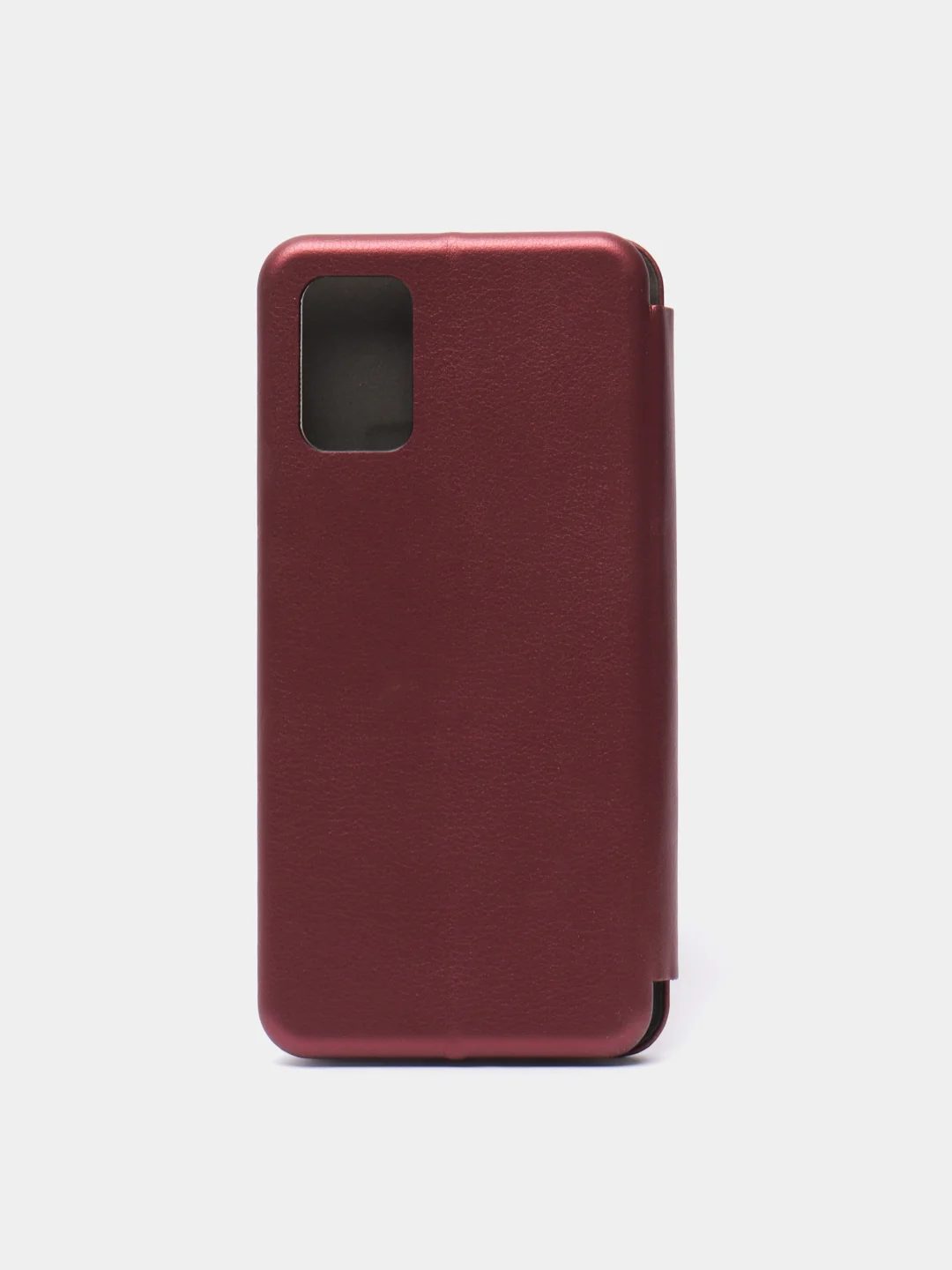 Багровый чехол книжка Samsung Galaxy A03S с функцией подставки