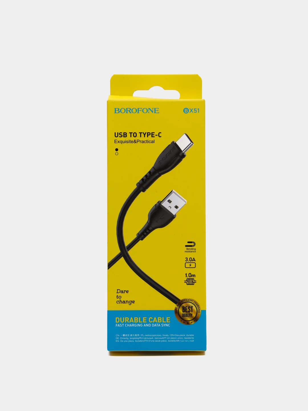 Кабель USB на Type-C для зарядки и передачи данных BOROFONE BX51