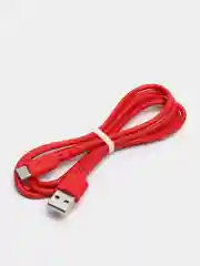 Красный кабель USB - Type C HOCO X30, силиконовый