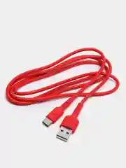 Красный кабель USB - Type C HOCO X30, силиконовый